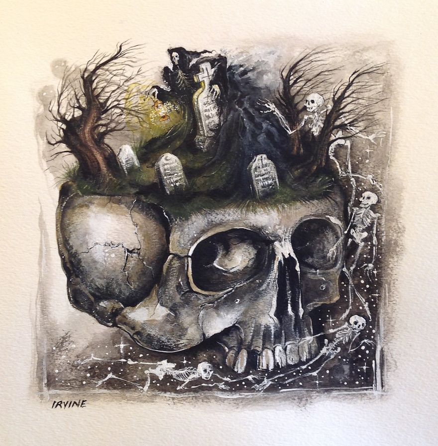 I Love To Create Halloween Art!