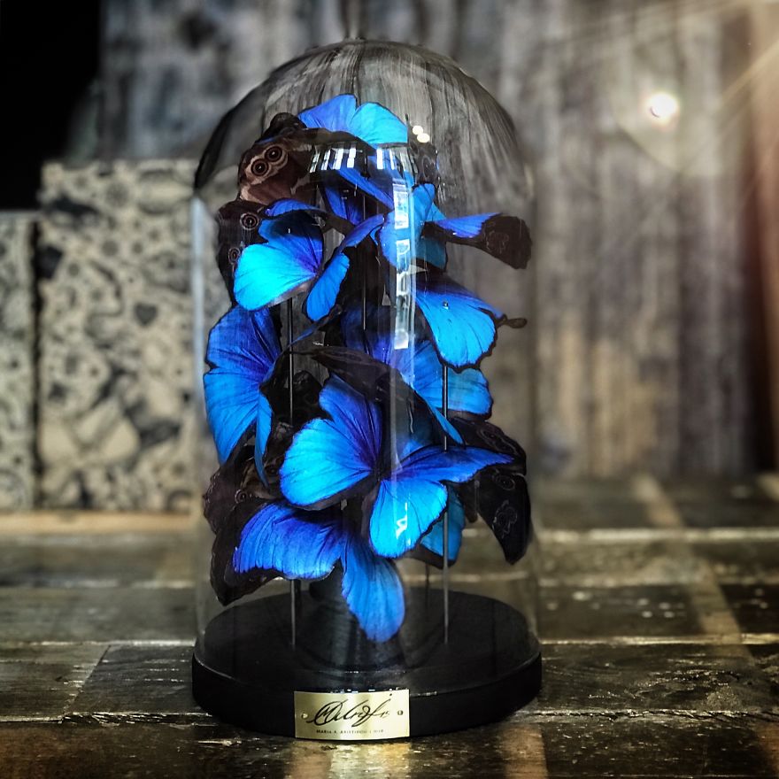 I Create Butterflies Out Of Paper Sheets In Memory Of My Grandmother