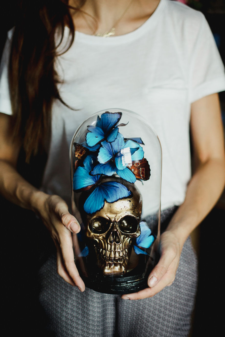 I Create Butterflies Out Of Paper Sheets In Memory Of My Grandmother