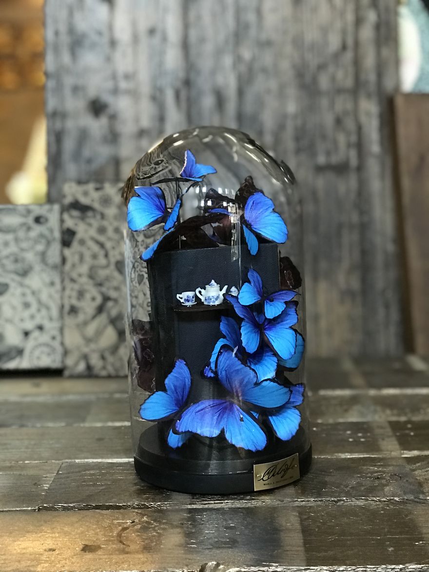 I Create Butterflies Out Of Paper Sheets In Memory Of My Grandmother