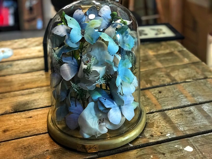 I Create Butterflies Out Of Paper Sheets In Memory Of My Grandmother