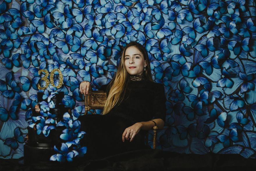 I Create Butterflies Out Of Paper Sheets In Memory Of My Grandmother