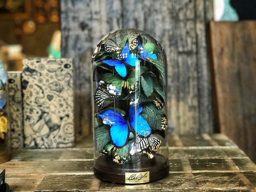 I Create Butterflies Out Of Paper Sheets In Memory Of My Grandmother