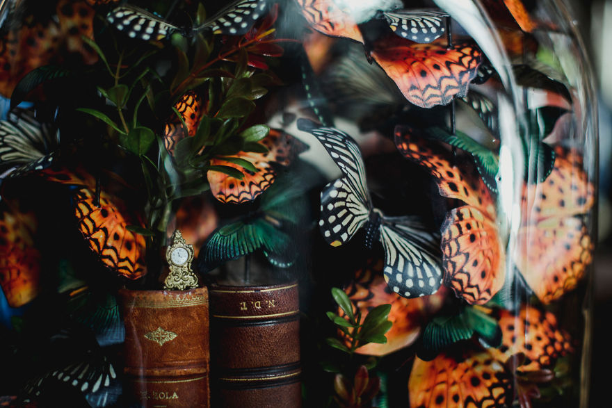 I Create Butterflies Out Of Paper Sheets In Memory Of My Grandmother