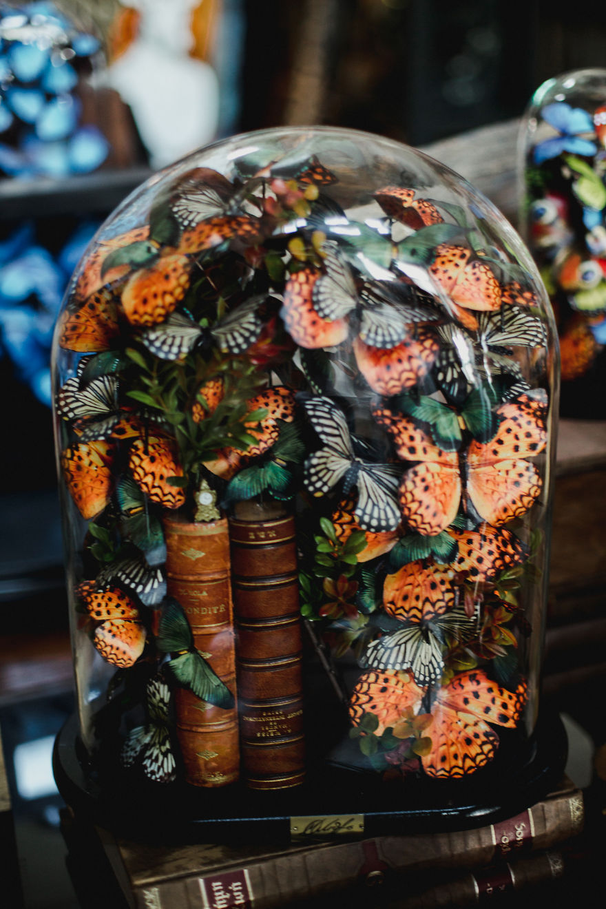 I Create Butterflies Out Of Paper Sheets In Memory Of My Grandmother