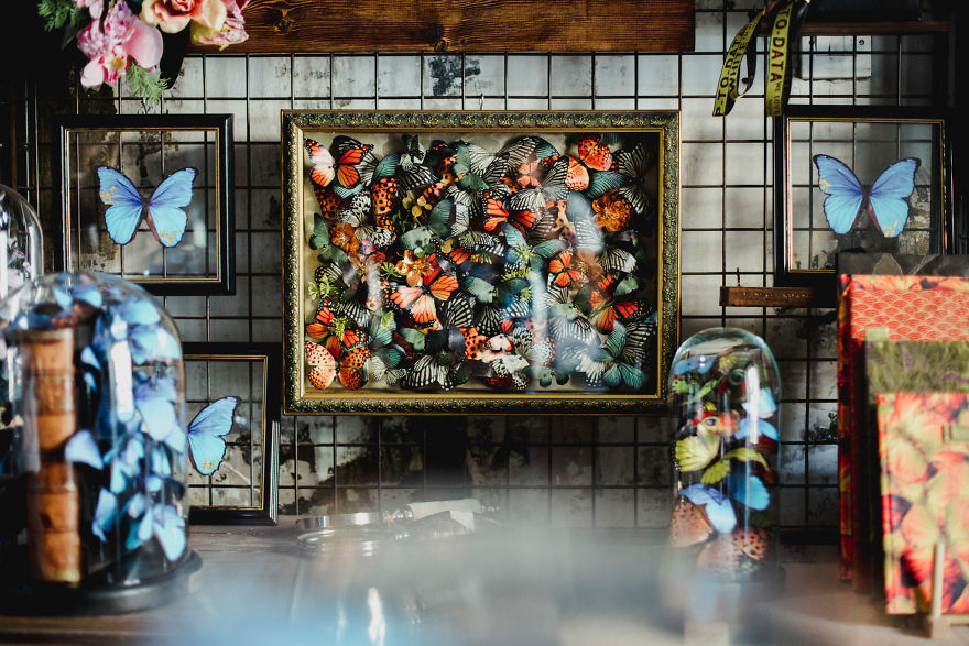 I Create Butterflies Out Of Paper Sheets In Memory Of My Grandmother