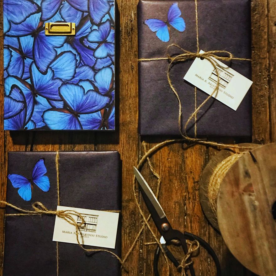 I Create Butterflies Out Of Paper Sheets In Memory Of My Grandmother