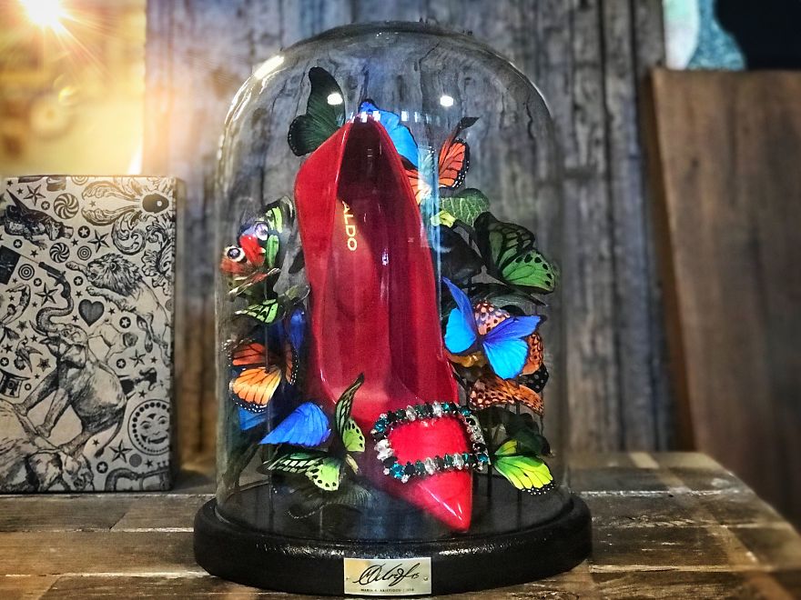 I Create Butterflies Out Of Paper Sheets In Memory Of My Grandmother