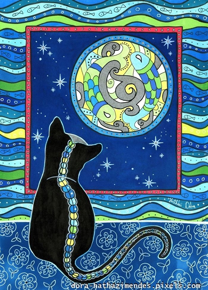 Pisces Cat Zodiac
