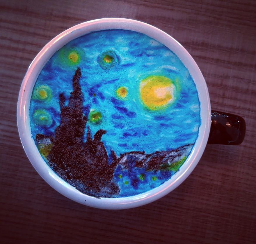 Starry Night Latte