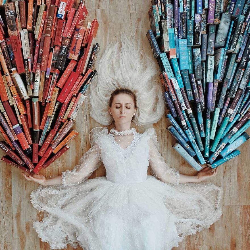 In Love With Books, This Woman Uses Them To Make True Works Of Art