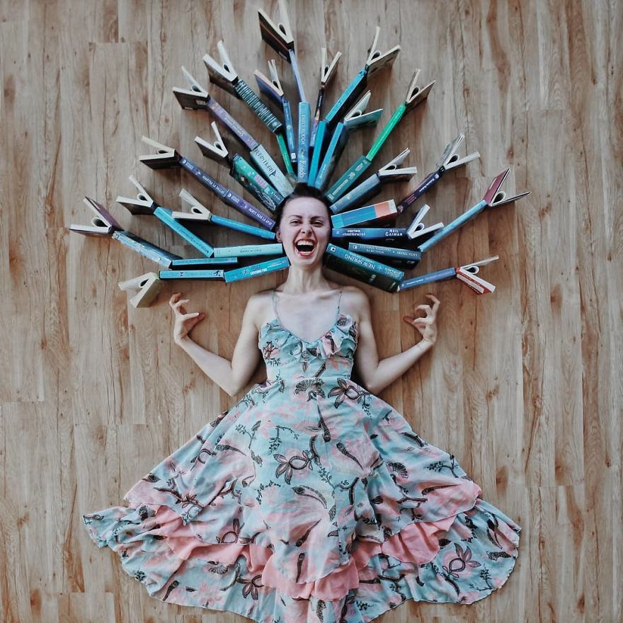 In Love With Books, This Woman Uses Them To Make True Works Of Art