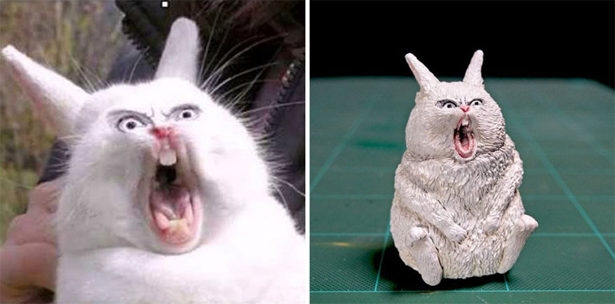 Japanese Artist Turns Awkward Animal Moments Into Sculptures, And The Result Is Hilarious Japanese Artist Turns Awkward Animal Moments Into Sculptures, And The Result Is Hilarious