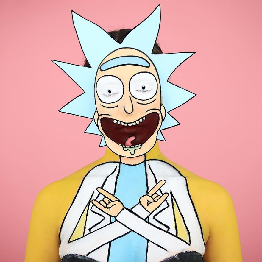 Makeup Artist Interprets Our Favorite Characters Through Makeup In An Impressive Way...