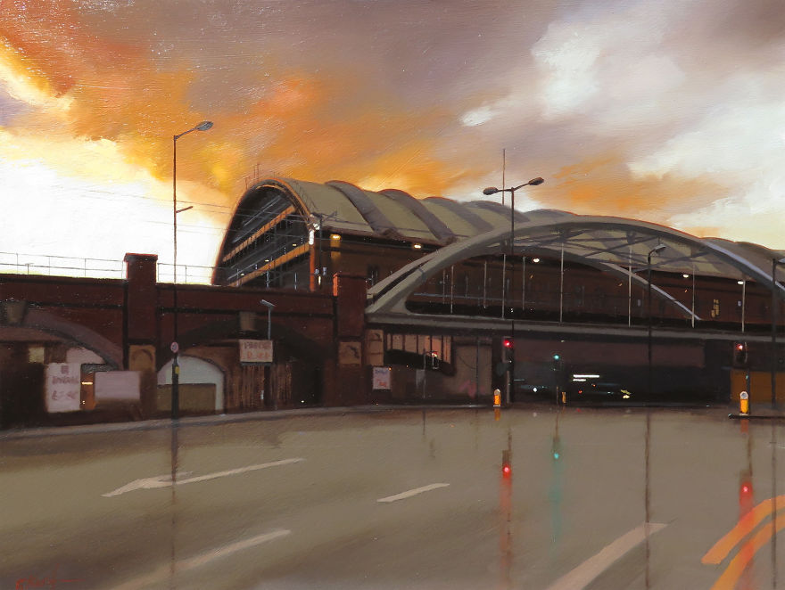 Stunning Oil Paintings Of Manchester Stunning Oil Paintings Of Manchester