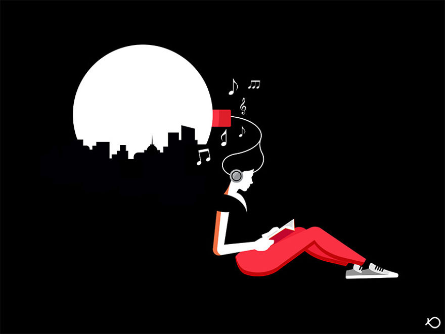 I Create Minimalist And Colorful Digital Illustrations