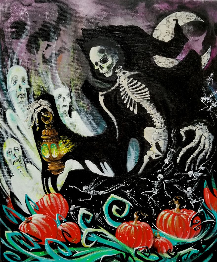 I Love To Create Halloween Art!