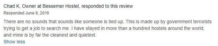 The Terrible Hostel Reviews Are Funny, But The Owner's Responses Are Hilarious The Terrible Hostel Reviews Are Funny, But The Owner's Responses Are Hilarious