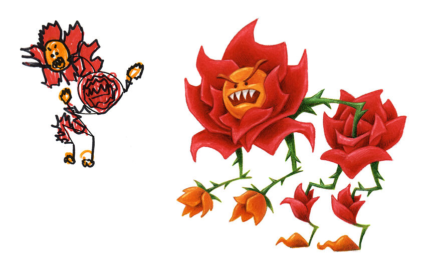 I Spent The Last 2 Years Drawing 300 Monsters Based On Kid Drawings