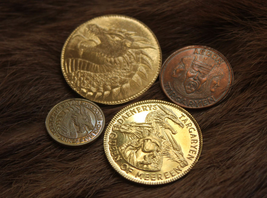 Shire Post Mint Makes Handmade Game Of Thrones Coins Shire Post Mint Makes Handmade Game Of Thrones Coins