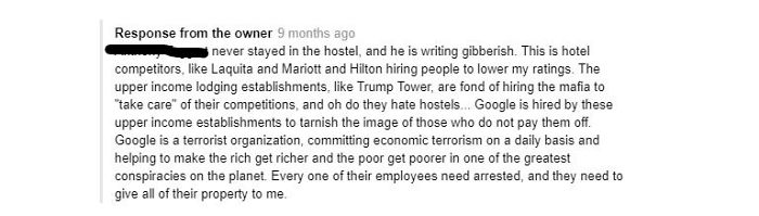 The Terrible Hostel Reviews Are Funny, But The Owner's Responses Are Hilarious The Terrible Hostel Reviews Are Funny, But The Owner's Responses Are Hilarious