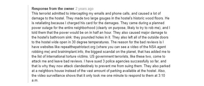 The Terrible Hostel Reviews Are Funny, But The Owner's Responses Are Hilarious The Terrible Hostel Reviews Are Funny, But The Owner's Responses Are Hilarious
