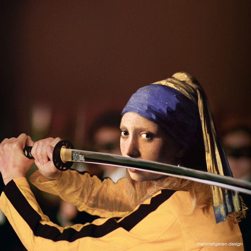 Kill Bill With Pearl Earring Girl