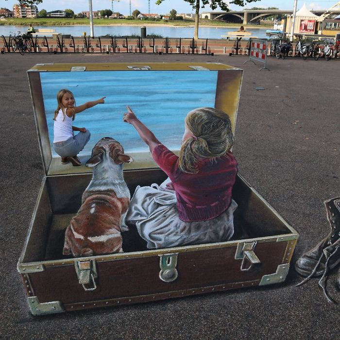 This Street Artist Will Make Your Mind Explode With Your 3d Art