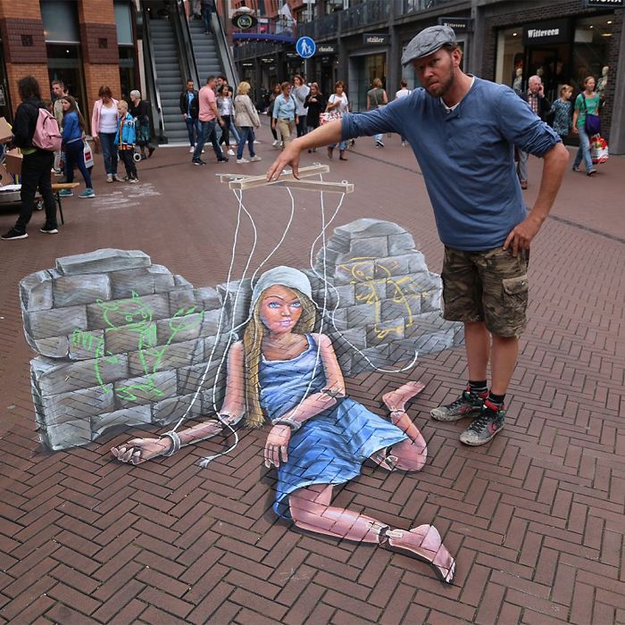 This Street Artist Will Make Your Mind Explode With Your 3d Art