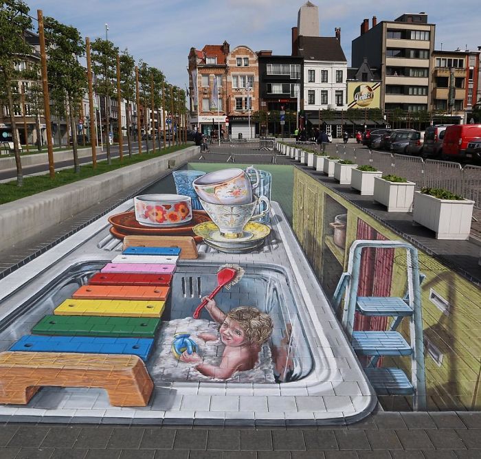 This Street Artist Will Make Your Mind Explode With Your 3d Art