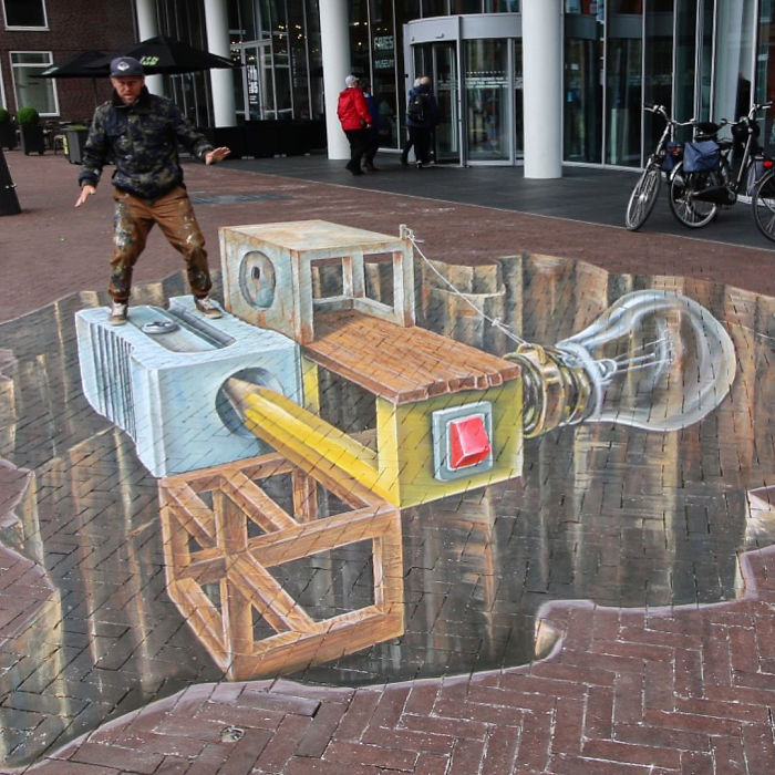 This Street Artist Will Make Your Mind Explode With Your 3d Art
