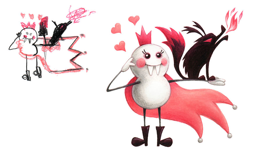 I Spent The Last 2 Years Drawing 300 Monsters Based On Kid Drawings