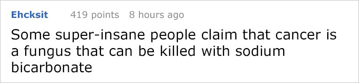 Internet User Waiting For Tumor Surgery Gets Advice From Alternative Medicine Advocate, But Someone Shuts It Down
