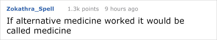 Internet User Waiting For Tumor Surgery Gets Advice From Alternative Medicine Advocate, But Someone Shuts It Down