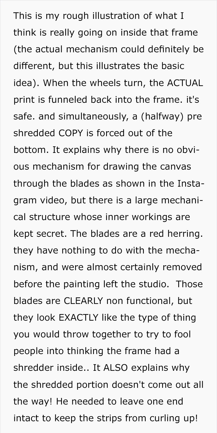 Guy Notices That Something Doesn’t Add Up In Banksy Shredding, Explains Why It Was FAKE Guy Notices That Something Doesn’t Add Up In Banksy Shredding, Explains Why It Was FAKE