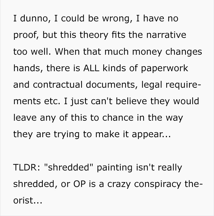 Guy Notices That Something Doesn&rsquo;t Add Up In Banksy Shredding, Explains Why It Was FAKE
