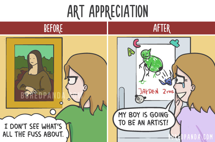 Before After Parenting