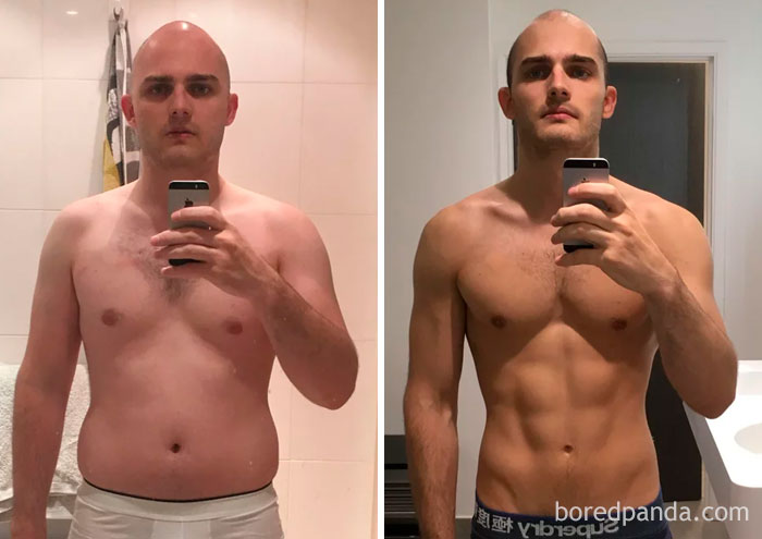 Lost 28 Lbs In 1 Year. Years Ago I Was Looking At Progress Pics Online For Inspiration, Now I Can Finally Make My Own! And The Journey Is Not Over