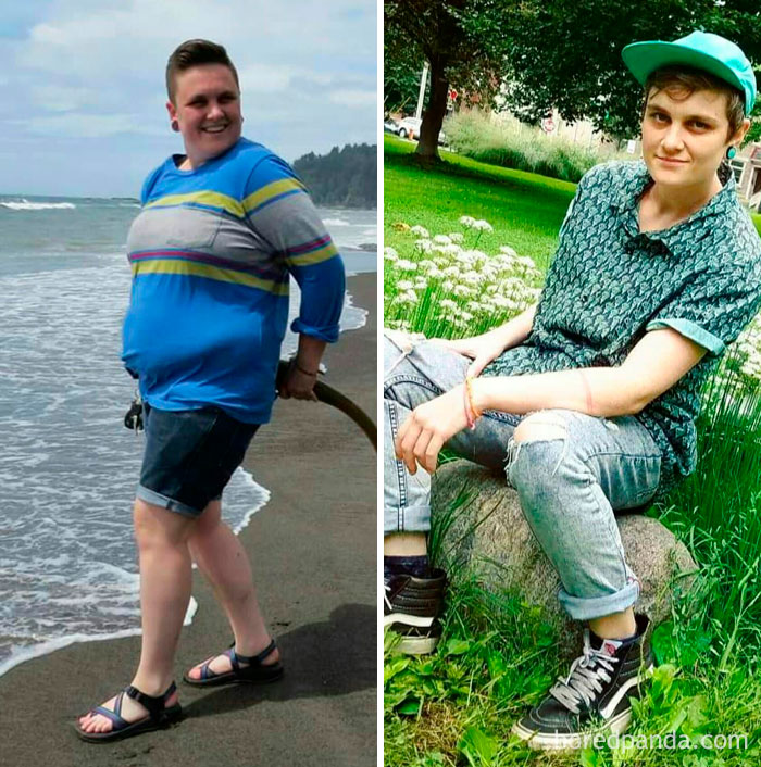 Lost 65 Lbs In 7 Months. I Finally Quit Plowing Through A 30-Rack Of PBR On A Daily Basis And Soon After Cut Out All Booze Almost Entirely. I Can Now Carry Around My Own Meat-Filled Skeleton With Ease