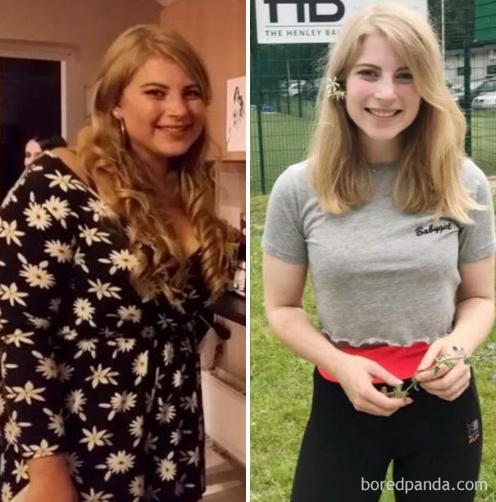Lost 52 Lbs. I Had A Crap Time At Uni And Put On A Lot Of Weight. ‘After’ Pic Is Taken On The Morning Of My Best Friend’s Wedding, The First Day I Actually Felt Comfortable With My Body