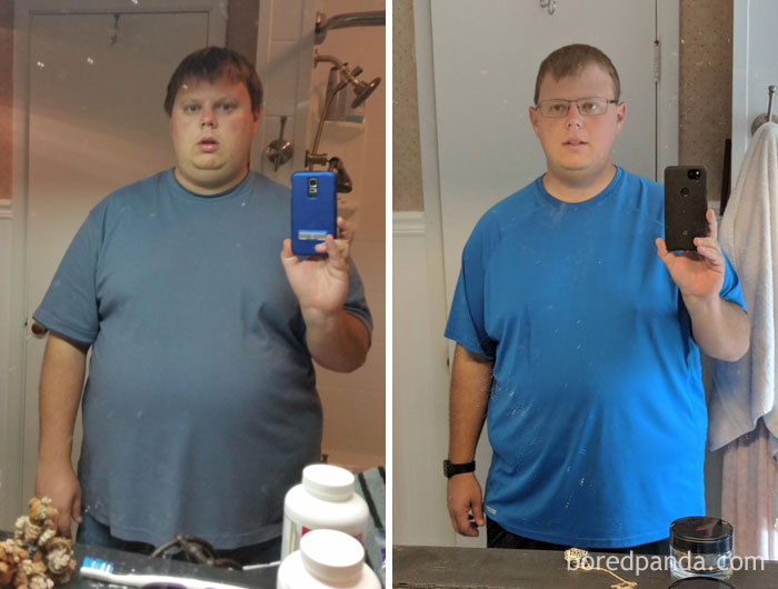 From 360 Lbs To 295 Lbs. I Eat 1500 Cals A Day And Walk 4,5 Mile Trail Near My House