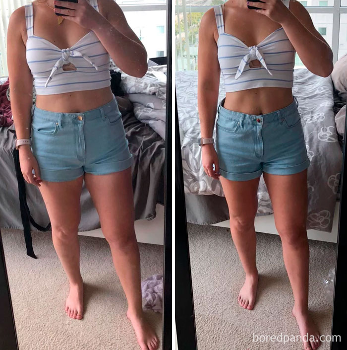 Lost 10 Lbs In 3 Months. The Scale Hasn’t Changed Much, But I Lost Almost 3 Inches At My Waist! And Made My Bed