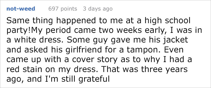 "My Daughter Started Her Period On The Bus Today. If You Are This Boy's Mom I Want To Say Thank You"