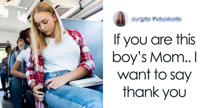 “My Daughter Started Her Period On The Bus Today. If You Are This Boy’s Mom I Want To Say Thank You”