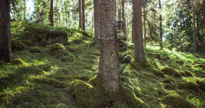 I Make Models Disappear Into Their Surroundings By Painting On Them, And You Will Need To Look Twice