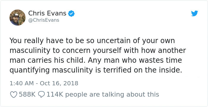 18 Best Responses To Piers Morgan Who Mocked Daniel Craig For Carrying His Baby In A 'Emasculating' Baby Carrier