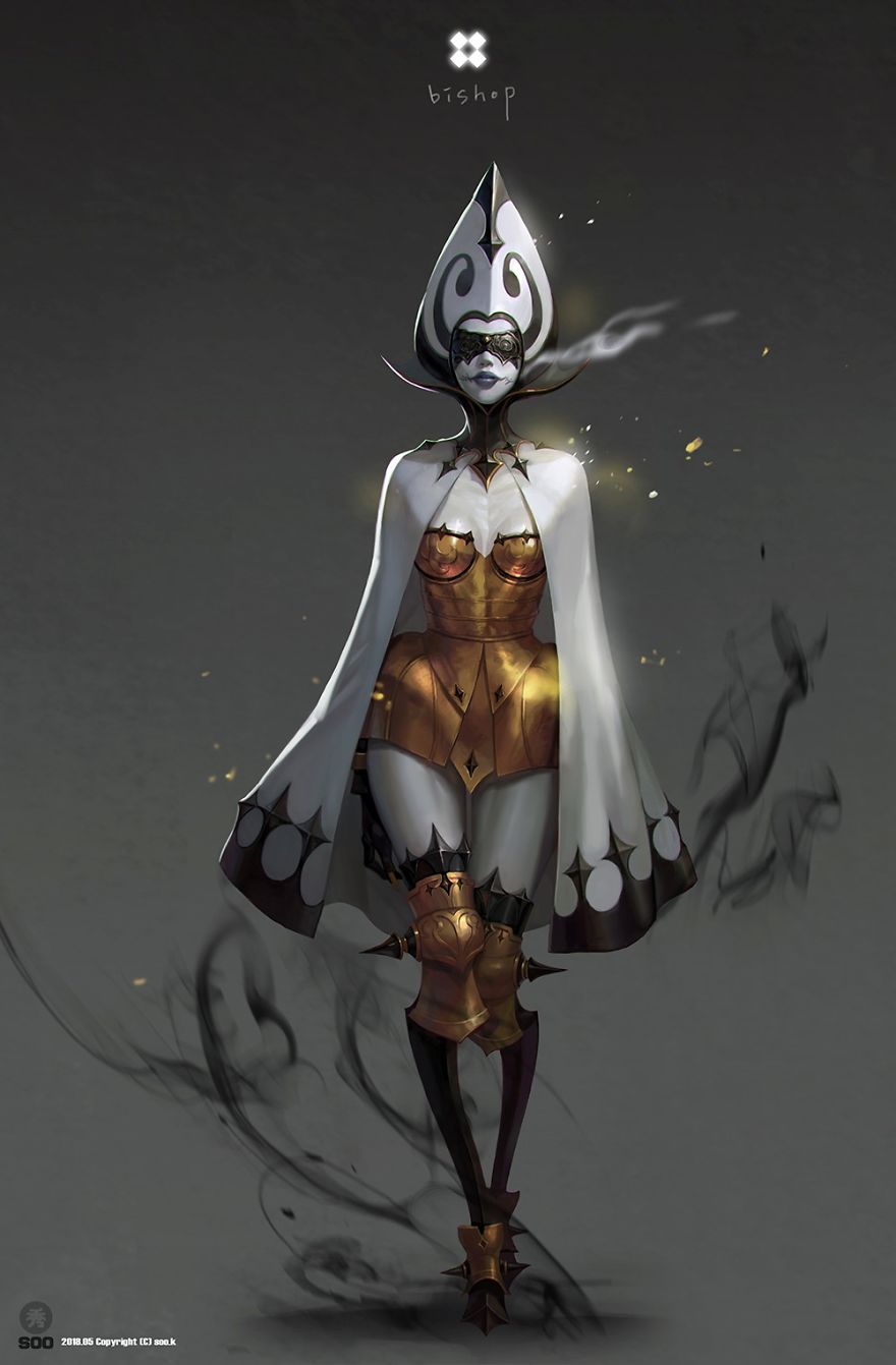 Here's How I Think Chess Pieces Would Look If Each One Was A Person