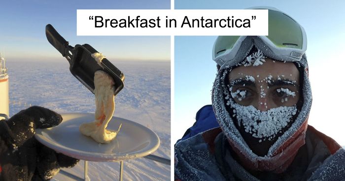 Astrobiologist Tries Cooking In Antarctica At -94ºF (-70ºC), And The Result Will Crack You Up