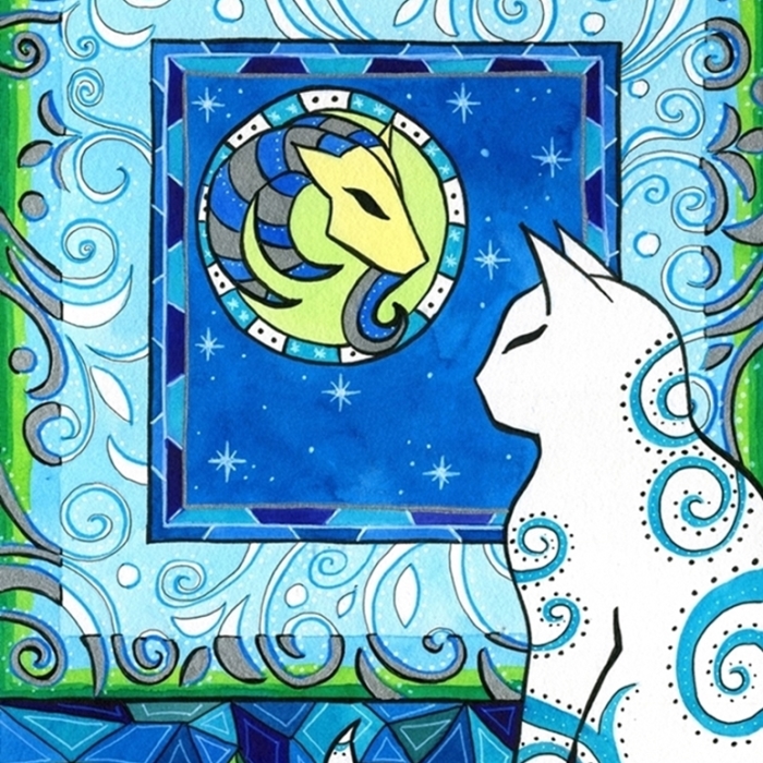 I Painted 12 Cat Astrology Signs To Create A Cat Zodiac Calendar