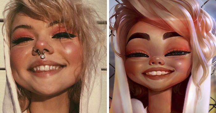 I Painted 26 People As Disney-Worthy Cartoon Characters, And Here’s The Result